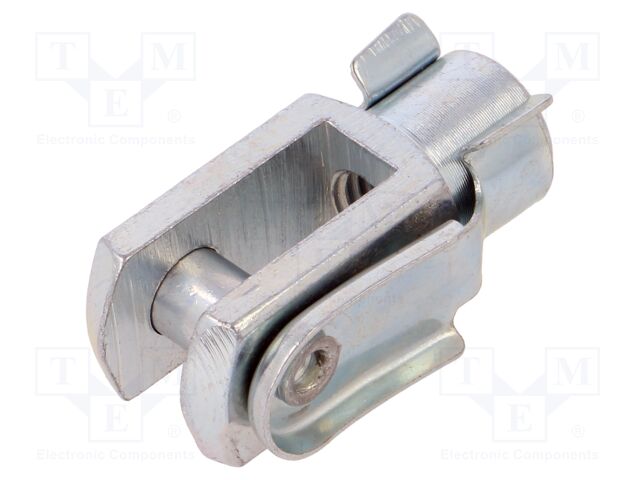 Piston rod clevis; Thread: M6; 12÷16mm; Kit: clip,bolt