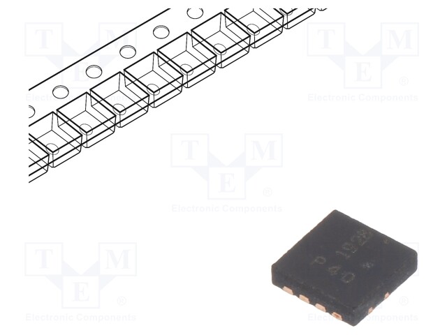 Transistor: P-MOSFET; unipolar; -40V; -5.4A; 0.81W; PowerDI®3333-8