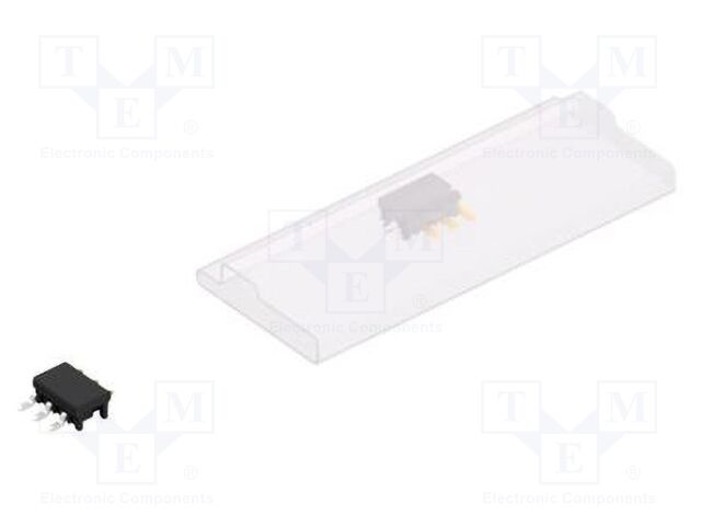 Connector: pin strips; pin header; male; PIN: 3; 2.54mm; SMT; 1x3