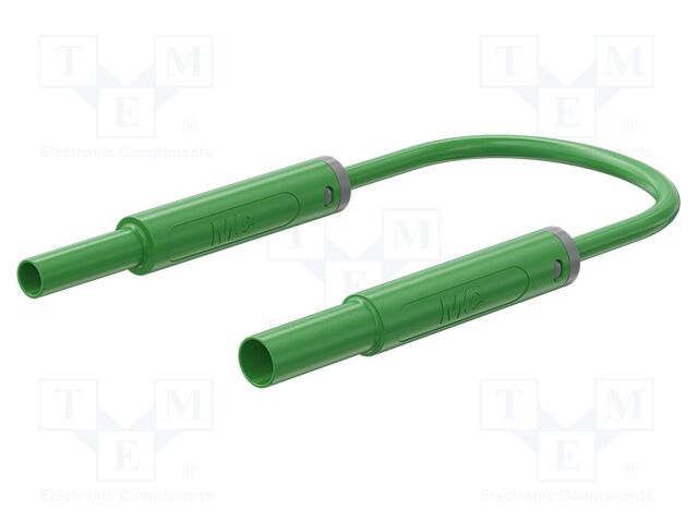 Test lead; 19A; banana socket 4mm,banana plug 4mm; insulated
