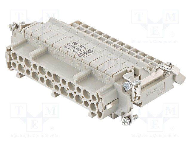Han E AV 24 Pos. F Insert Term. Block Ri