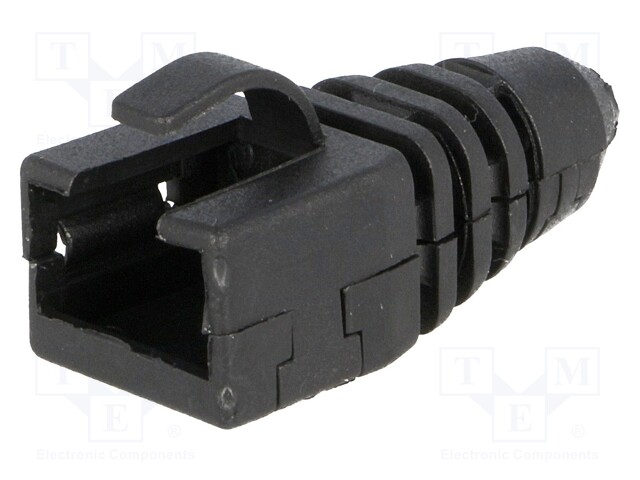 RJ45 plug boot; Colour: black