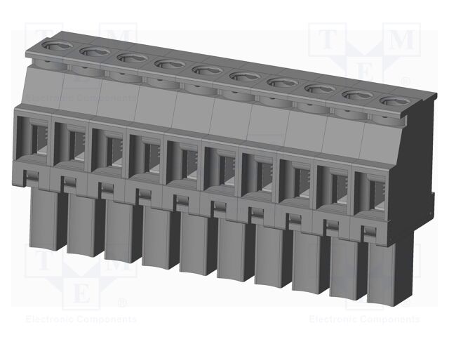 Connector: pluggable terminal block; plug; female; angled 90°