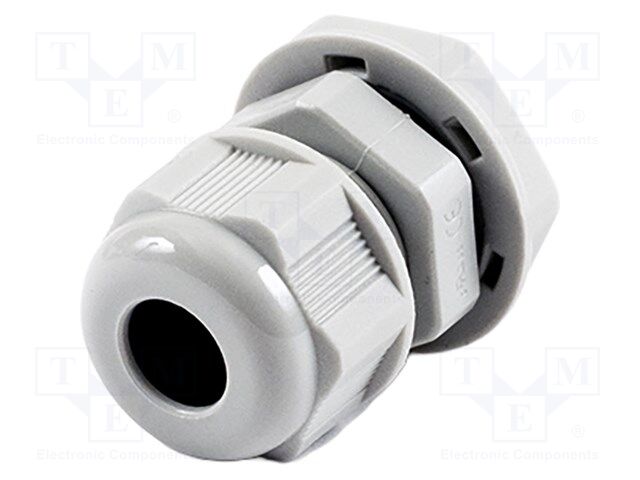 Cable gland; M20; IP68; nylon; UL94V-2; grey
