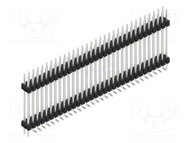 Connector: pin strips; pin header; male; PIN: 64; 2.54mm; SMT; 2x32