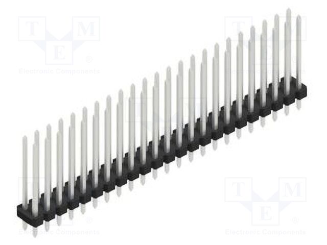 Connector: pin strips; pin header; male; PIN: 46; 2.54mm; THT; 2x23