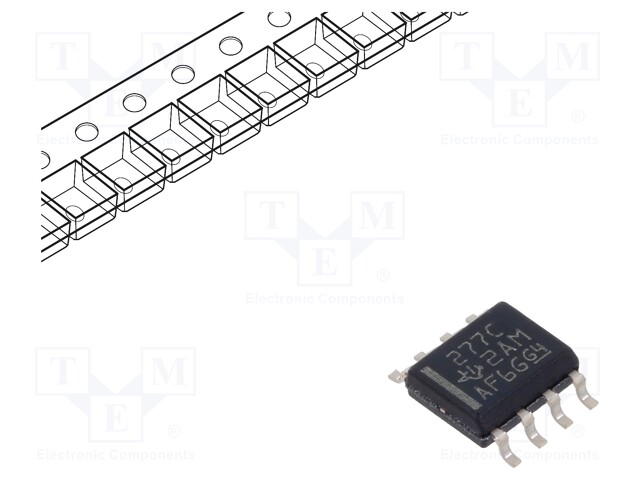 Operational Amplifier, 2 Amplifier, 2.2 MHz, 5.3 V/µs, 3V to 16V, SOIC, 8 Pins
