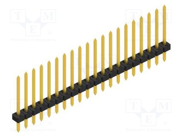 Connector: pin strips; pin header; male; PIN: 20; 2mm; THT; 1x20