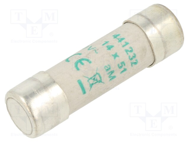 Fuse: fuse; aM; 32A; 500VAC; ceramic,cylindrical,industrial