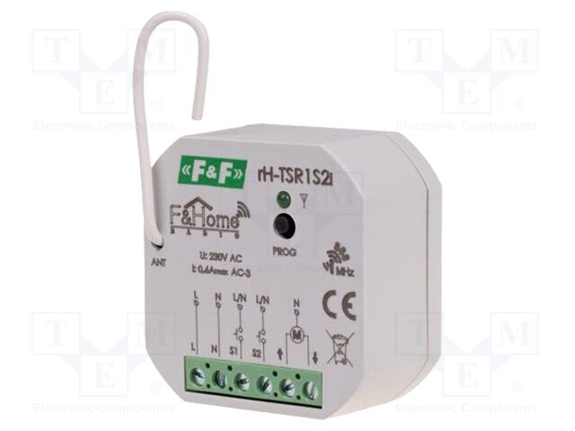 Module: blinds controller; 230VAC; IP20; 868MHz; Chambers: 2