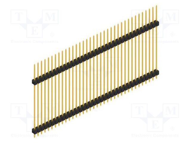 Connector: pin strips; pin header; male; PIN: 36; 2.54mm; THT; 1x36