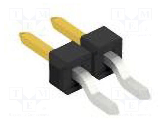 Connector: pin strips; pin header; male; PIN: 2; 2.54mm; SMT; 1x2