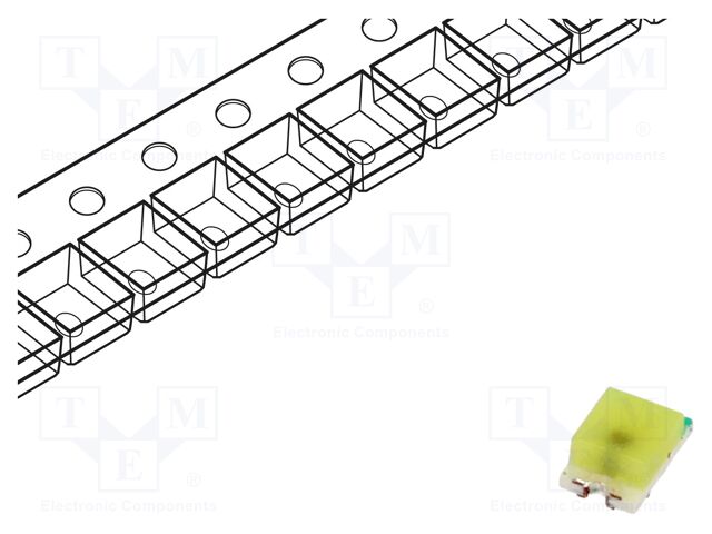 LED; white,green; bicolour,blinking; 120°; 3÷5VDC; 20mA; 0805