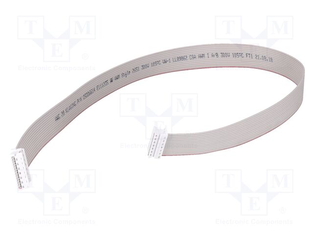 Ribbon cable with connectors