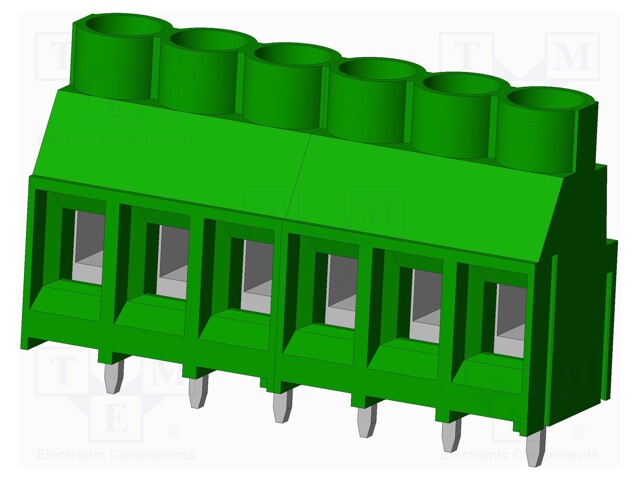 Connector: PCB terminal block; terminal; Plating: tinned; on PCBs