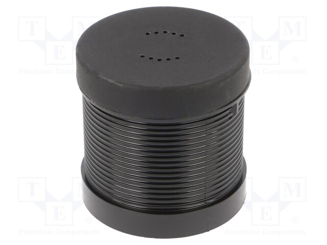 Signaller: sound; black; Usup: 24VDC; Sound level: 90dB; IP33