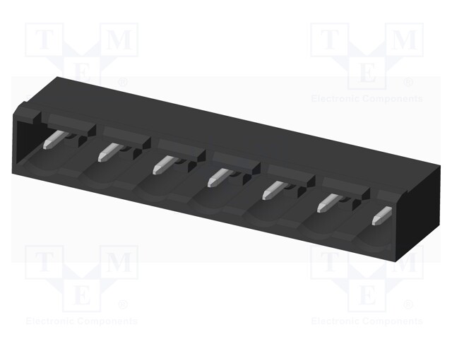 Connector: pluggable terminal block; socket; male; on PCBs