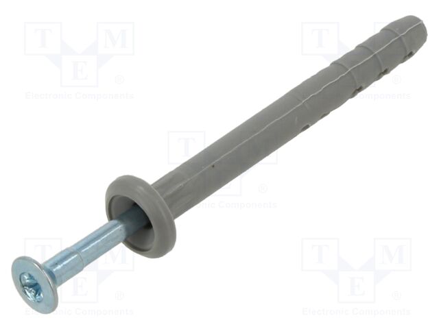 Plastic anchor; with screw; 6x60; FX-K; 100pcs; 6mm
