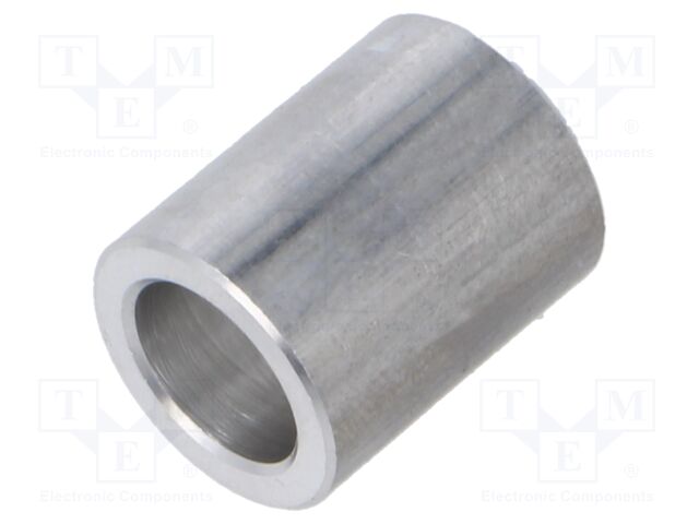 Spacer sleeve; 10.5mm; cylindrical; aluminium; Out.diam: 20mm
