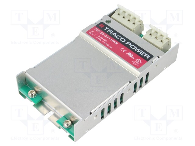 Converter: DC/DC; 20W; Uin: 9÷36V; 5VDC; Iout: 4A; 103x57.2x26.1mm
