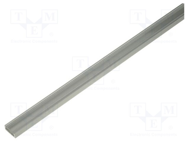 Profiles for LED modules; transparent; surface; L: 2m; aluminium