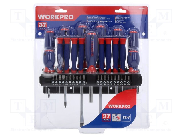 Screwdrivers; Pcs: 37