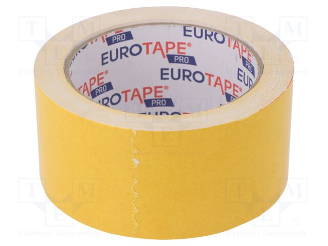 Fastening tape; double-sided; W: 50mm; L: 25m; Adhesive: acrylic