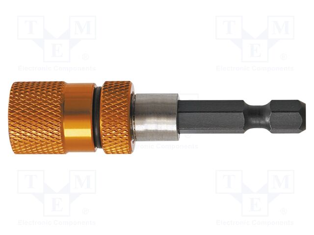 Holders for screwdriver bits; Overall len: 60mm; Mounting: 1/4"