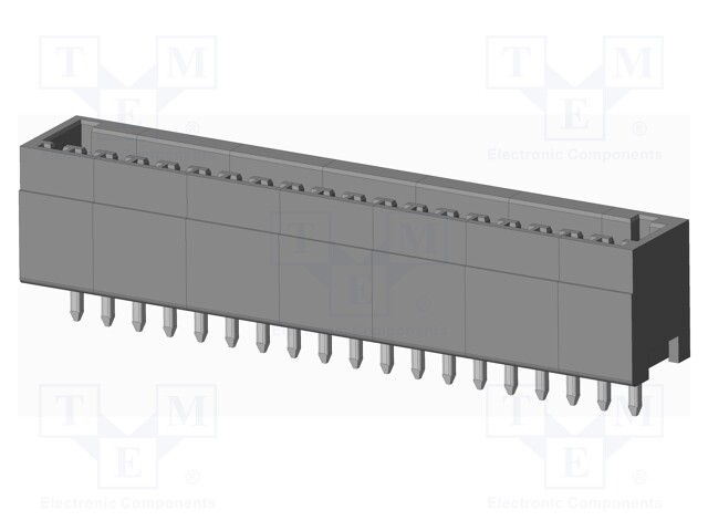 Connector: pluggable terminal block; socket; male; on PCBs