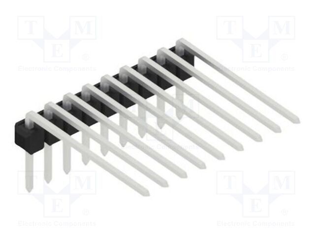 Connector: pin strips; pin header; male; PIN: 9; 2.54mm; THT; 1x9