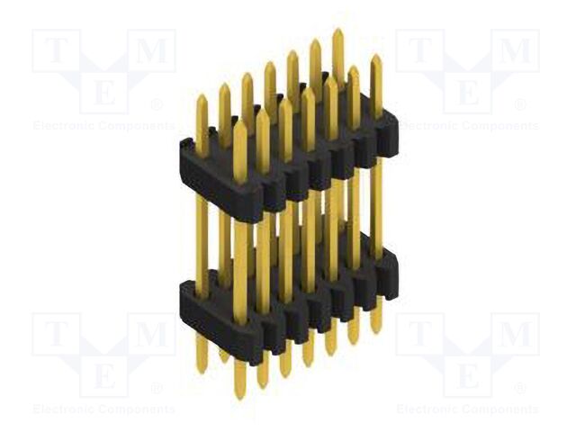 Connector: pin strips; pin header; male; PIN: 14; 1.27mm; THT; 2x7