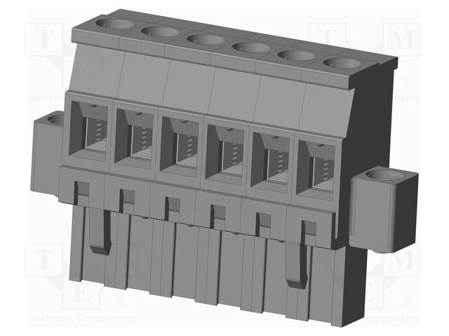 Connector: pluggable terminal block; plug; female; angled 90°