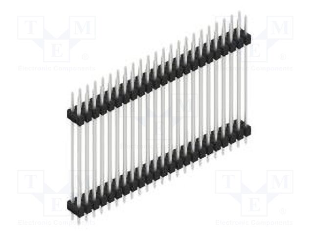 Connector: pin strips; pin header; male; PIN: 46; 2.54mm; THT; 2x23