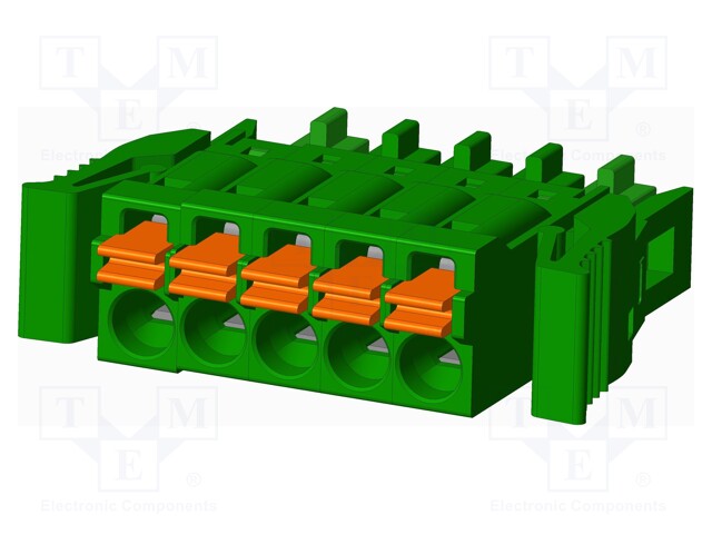 Connector: pluggable terminal block; plug; female; straight; 5.5A