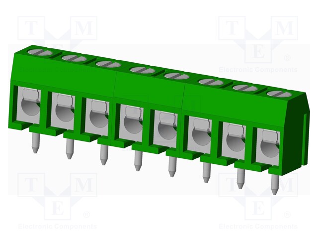 Connector: PCB terminal block; terminal; Plating: tinned; on PCBs