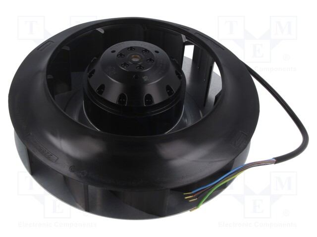 Fan: AC; radial; 230VAC; Ø225x69mm; 825m3/h; ball bearing; 2650rpm