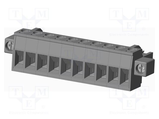 Connector: pluggable terminal block; plug; female; straight; grey