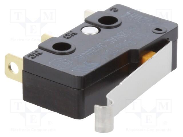 Microswitch SNAP ACTION; with lever with roller simulation