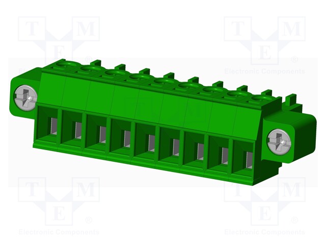 Connector: pluggable terminal block; plug; female; straight; 10A