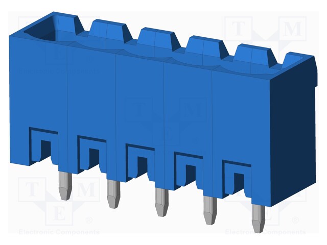 Connector: pluggable terminal block; socket; male; on PCBs