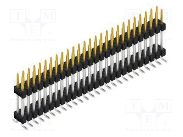 Connector: pin strips; pin header; male; PIN: 52; 2.54mm; SMT; 2x26
