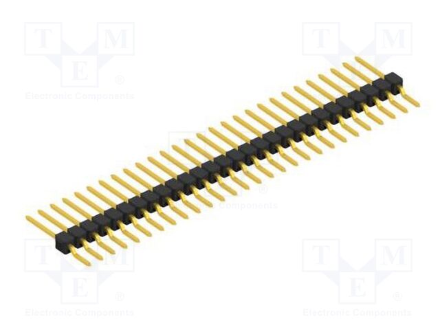 Connector: pin strips; pin header; male; PIN: 28; 2.54mm; SMT; 1x28