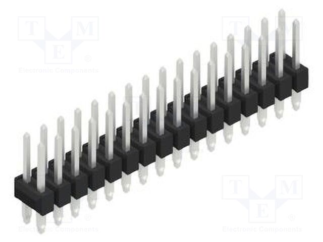 Connector: pin strips; pin header; male; PIN: 32; 2.54mm; THT; 2x16