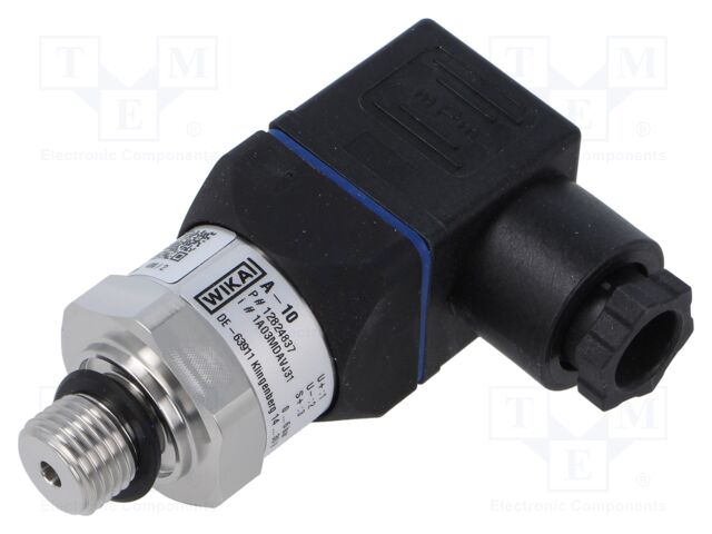 Converter: pressure; Range of val.cntrl: 0÷6 bar; Usup: 14÷30VDC