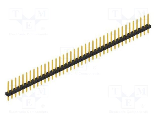 Connector: pin strips; pin header; male; PIN: 39; 2mm; THT; 1x39