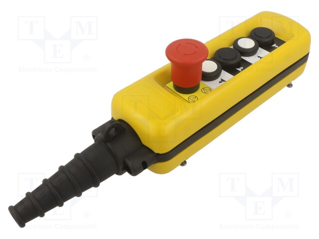 Control station; Harmony XAC; No.of butt: 5; mushroom,round; IP65