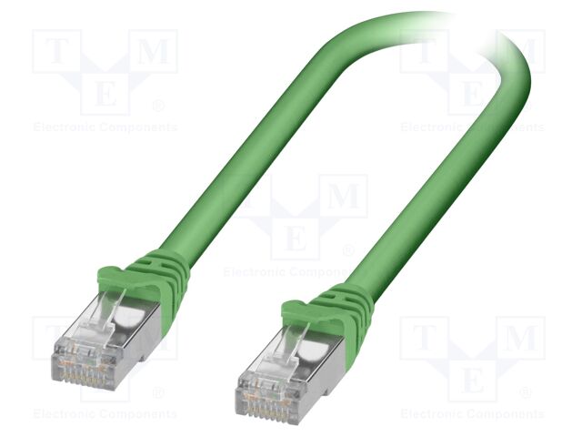 Patch cord; S/UTP; Cat 5; RJ45 plug,both sides; stranded; Cu; 2m