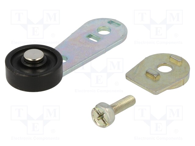 Driving head; lever R 49mm, plastic roller Ø20mm