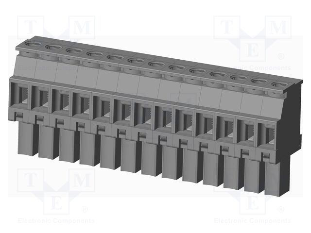 Connector: pluggable terminal block; plug; female; angled 90°