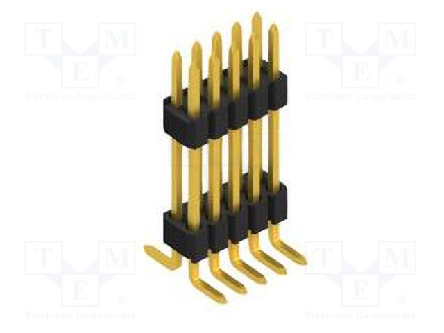 Connector: pin strips; pin header; male; PIN: 10; 1.27mm; SMT; 2x5
